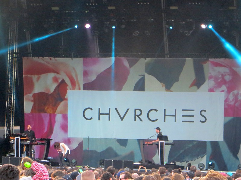 Chvrches bei Lollapalooza in Berlin